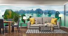 3D Mountain River 5286 Wallpaper Mural Wall Print Wall Wallpaper Murals US Coco
