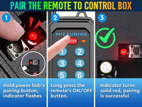 RGB 8 Gang Switch Panel Electronic Relay System ON/OFF Wireless Remote Control - Picture 13 of 22