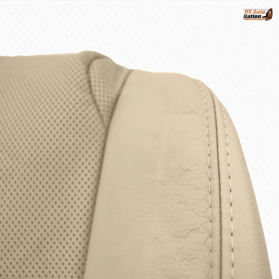 Cubierta de asiento de cuero perforado inferior del conductor delantero bronceado para Lexus IS250 IS350 2010 Foto 2 de 4