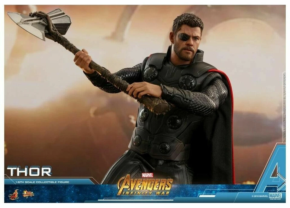 Hot Toys MMS474 Avengers: Infinity War END GAME 1/6 Thor Chris Hemsworth Figure - Immagine 2 di 4