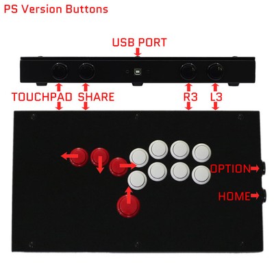 Hitbox All Buttons Game Console For Sanwa PC PS4 Battle Box Joystick Arcade