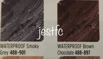 Avon TRUE COLOUR Glimmerstick Waterproof Eyeliner SMOKY GREY / BROWN CHOCOLATE