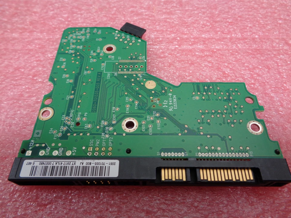 3.5 SATA 80GB, 160GB WD  2060-701335-005 REV A, PCB ONLY - Image 3 of 4