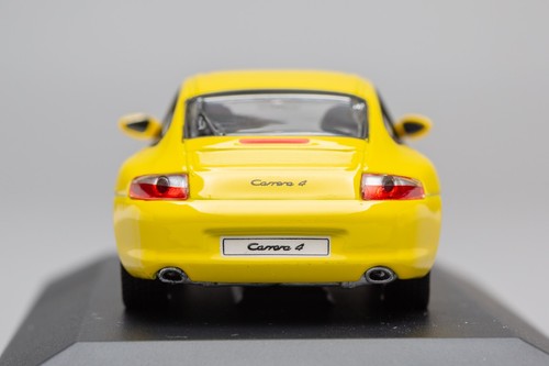 Porsche 911 (996) Carrera 4 Coupé Yellow 1999-2004 HIGH SPEED DeA 1:43 - Imagen 6 de 11