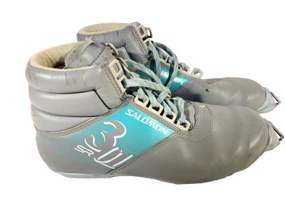 SALOMON SR301 Nordic Cross Country Ski Boots Size EU41 US8