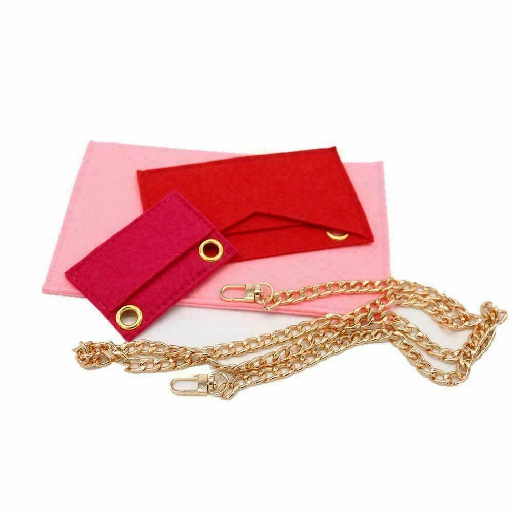 Louis Vuitton KIRIGAMI POCHETTE Set, Inserts,  Handles and Chain to  Accessorize