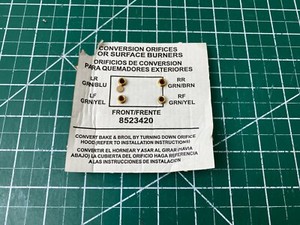 NEW Thermador PLPKIT Range-top LP (Propane) OR NG Conversion Orifice Kit