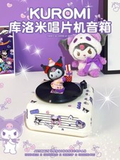 Vintage My Melody Cinnamoroll Kuromi Speaker Music Record Bluetooth Audio Gifts