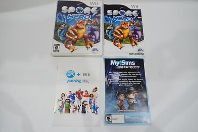 Spore Hero (Nintendo Wii, 2009) Complete EXCELLENT CONDITION FREE SHIPPING!