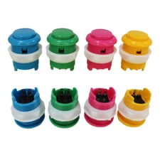 28mm / 24mm Arcade Game Strengthe Convexit Push Buttons For JAMMA MAME DIY Parts