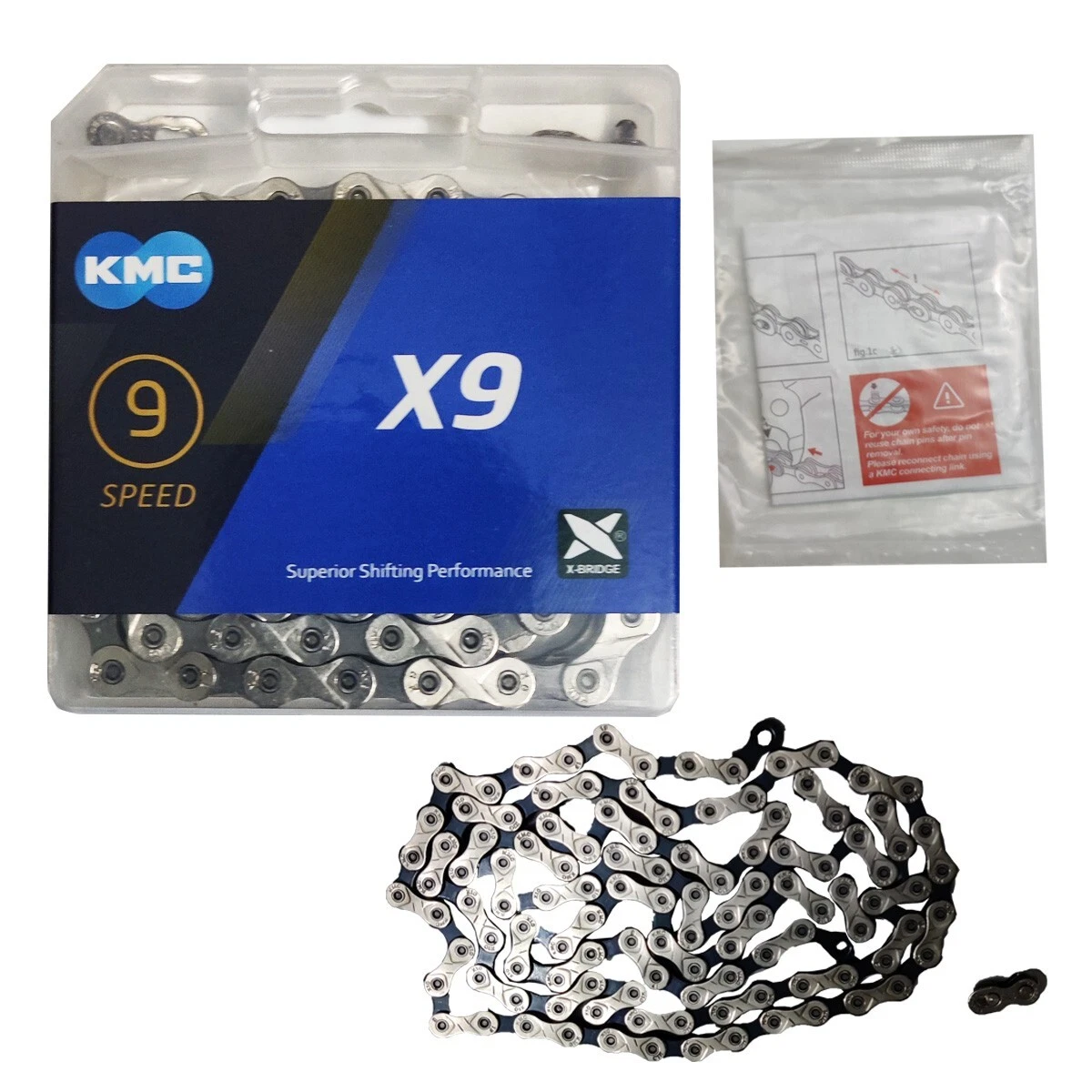 Kmc 9 speed chain link sale