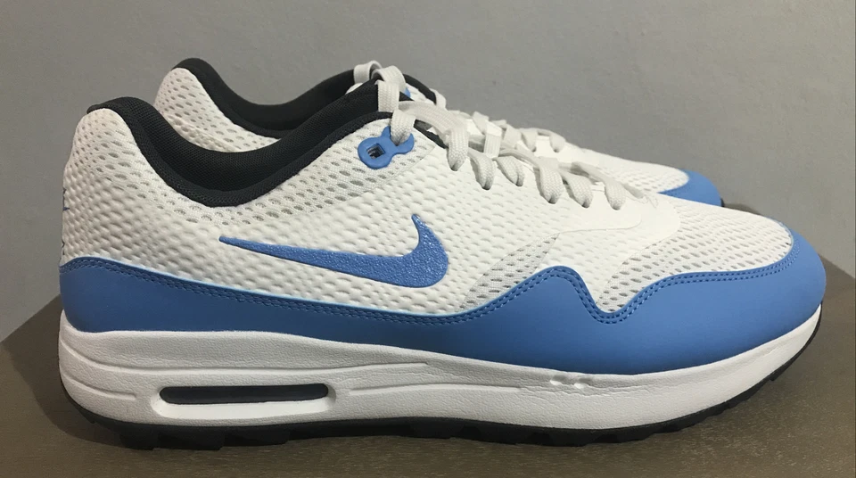 Zapatos de golf Nike Air Max 1 G sin clavos azul universitario - CI7576-101 para hombre talla 9” Foto 3 de 4