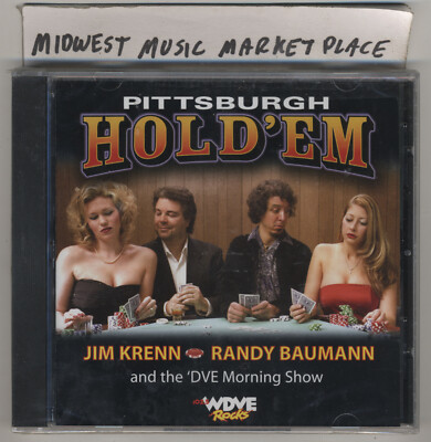 Jim Krenn Randy Baumann & The 'DVE Morning Show - Pittsburgh Hold'Em SEALED CD!!