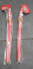 2 X CZERWONE 24" MIECZE W STYLU NINJA POCHWA RÓL ODGRYWANIE FANTAZYJNA SUKIENKA ZABAWKA MIECZ DZIECI