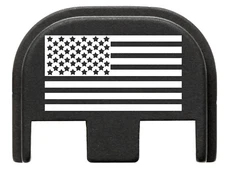 for Glock 17 19 Gen 5 Slide Cover Rear Plate Anodized Aluminum, US Flag