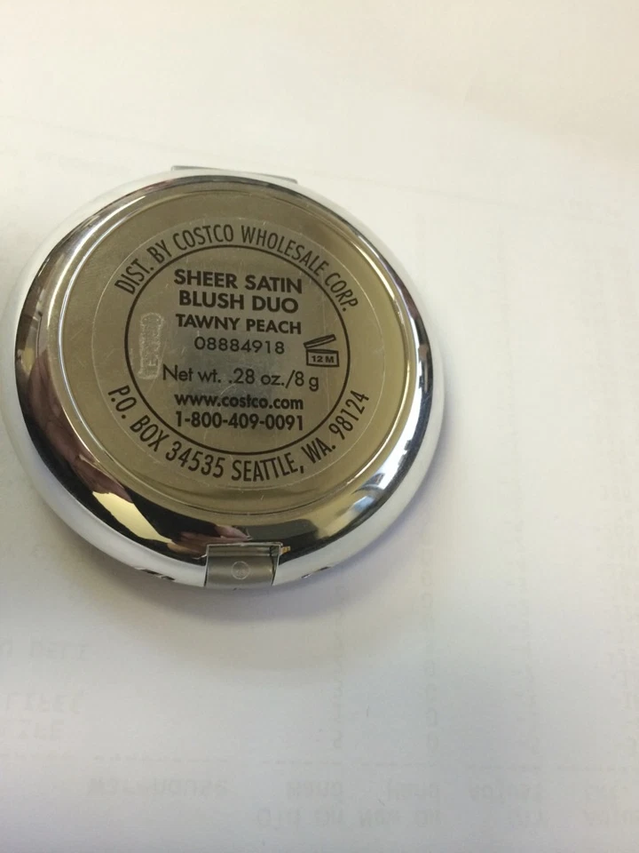 Kirkland by Borghese Tawny Peach Blush Duo powder+ free FACE BRUSH - Image 3 of 3