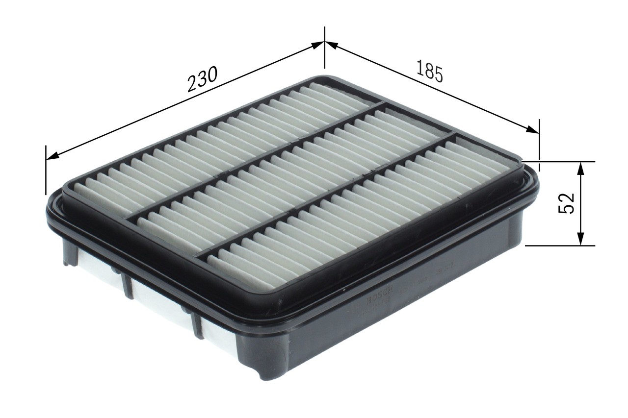 Fits BOSCH 1 457 433 968 AIR-FILTER INSERT