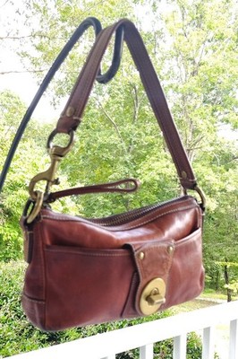 Coach SMALL 10326 Vintage Cognac 65th Anniversary Legacy Leigh