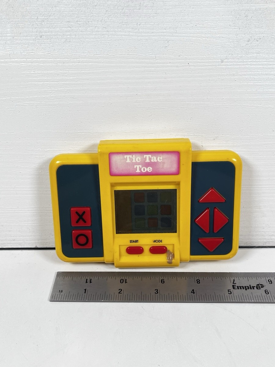 Tic Tac Toe Game Handheld Electronic Tic Tac Toe Playtime 1990