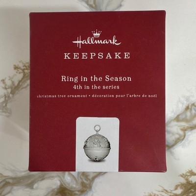 Hallmark Keepsake Ring in the Season 2018 4th Series Santa Metal Bell QK6373