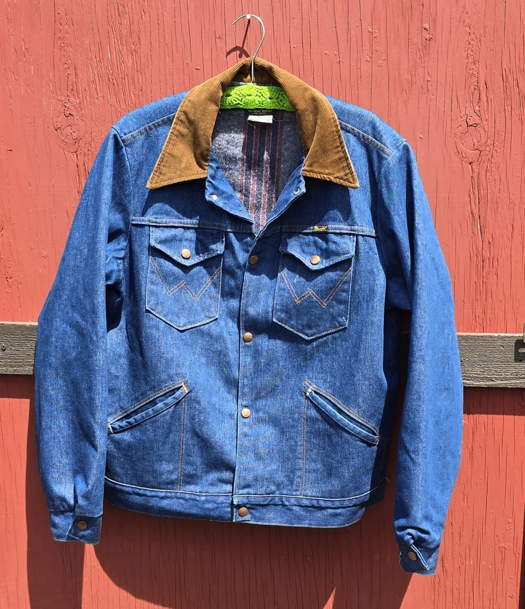 vintage wrangler jean jacket products for sale | eBay