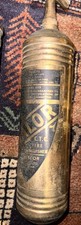 Old Vintage Brass Valor CTC Fire Extinguisher Car Automobile Garage Mechanic