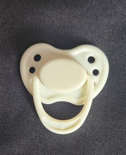 5 pc White Magnetized Pacifiers