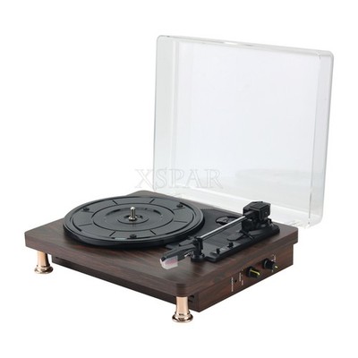 3-Speed Turntable   Vinyl Record Player LP Record Player with Speakers *vv