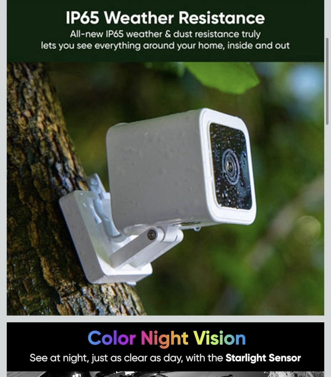 Color Night Vision Wyze Cam V3 Starlight Wyze Cam V3 Review: Great