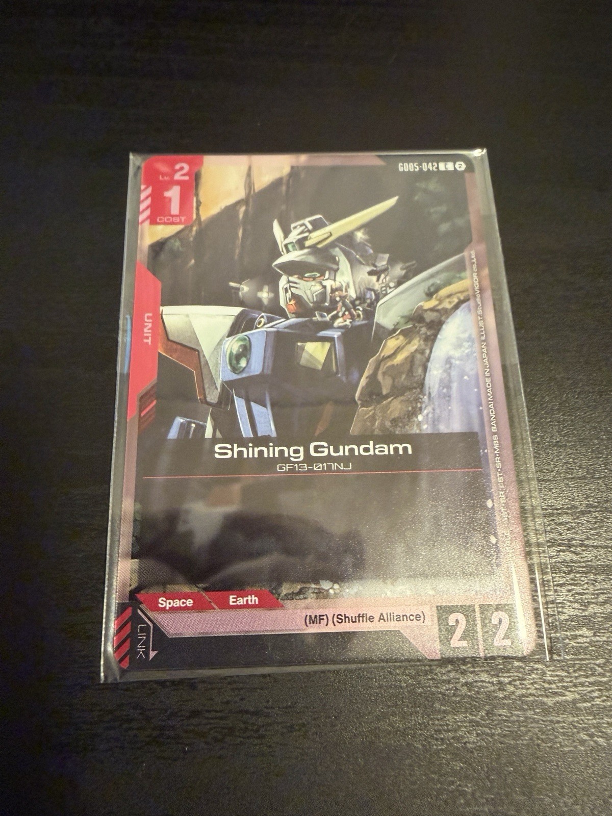 Gundam Card Game Shining Gundam GD05-042 & Shining Finger GD05-120 NM SEALED