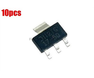 10Pcs Ldo 5V Reg STO223 Part AP1117E50G-13 New Ic wy #pq