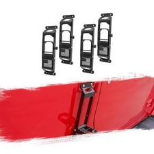 Cerniera porta pieghevole passo pedali piedini per Jeep Wrangler JK JKU 07-2018
