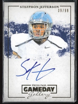 2013 Press Pass Gameday Gallery #GG-SJ Stefphon Jefferson #/99