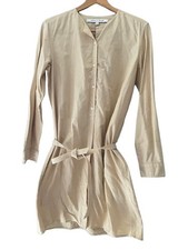 Uniqlo Lemaire beige cotton tunic dress, size M, long sleeves, used