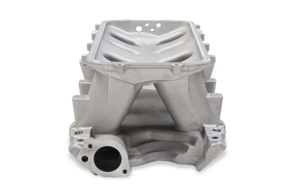 300-243 Holley 351W Ford Hi-Ram Carbureted Manifold Base - Image 3 of 4