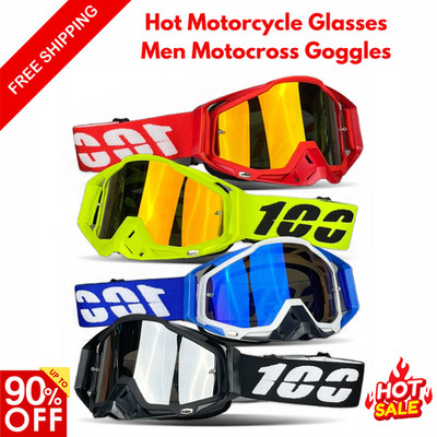 Hot Motorcycle Goggles Men MX Dirt Bike Glasses ATV Ski Helmet Mask Riding Gift