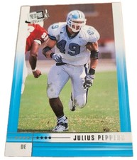 2002 Press Pass JE FD2 Julius Peppers North Carolina Tar Heels Football Card (Q1