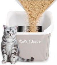Cat Litter Sifter SiftEase Litter Box Sifting Fast Scoop Free Cleaning Large