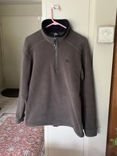 Lowe Alpine Aleutian 1/4 Zip Fleece Mens Size S Green Polartec Pullover EUC 