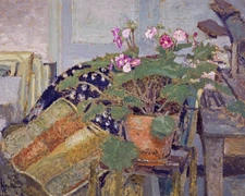 Edouard Vuillard The Pot of Flowers Fine Art Giclee Print | 8x10 | 11x14 | 16x20