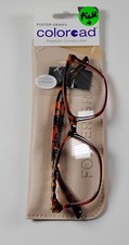 Women's Foster Grant Reading Glasses COLOREAD Brown/Tortoise w/ Case -PICK- 2