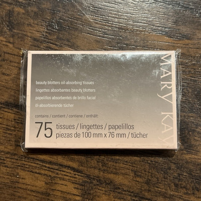Mary Kay Beauty Blotters Oil-Absorbing Oil-Free Face Sheets, 75 Count