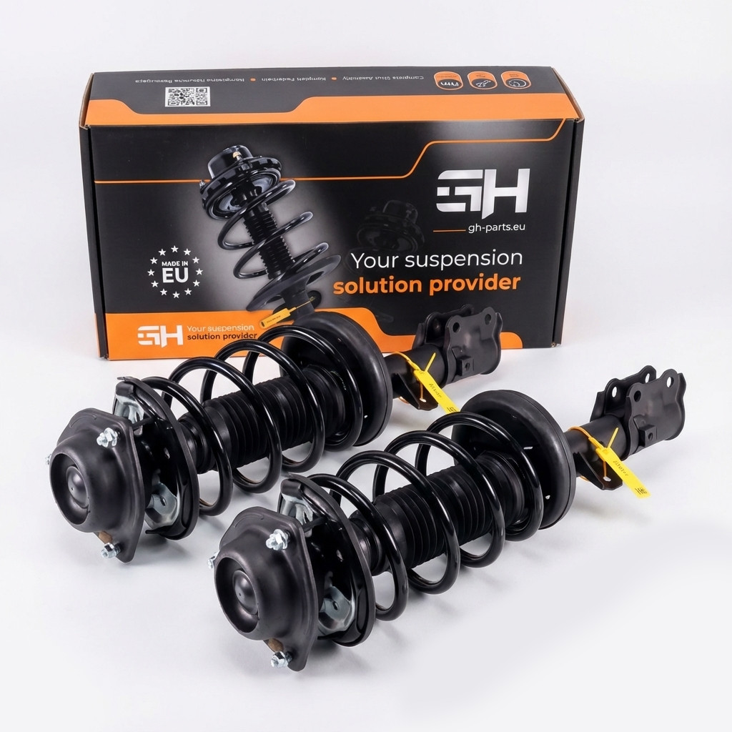 2x Gas Complete Struts Assembly Front for Hyundai Getz (TB) 09.2002-> 1.5CRDi