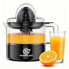 SUPERLEX Juicer Citrus Electric Squeezer Machine Juice Press Lemon Extractor 30W