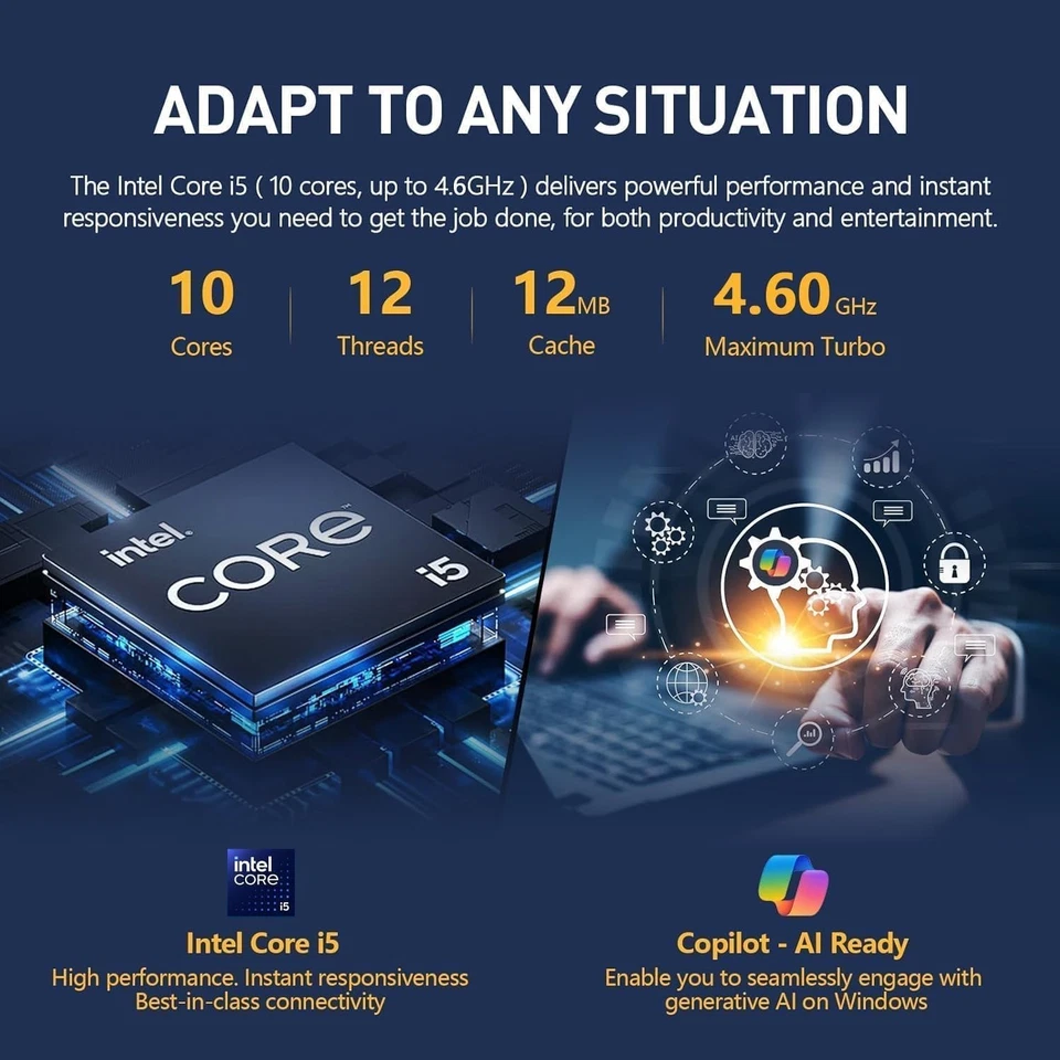 ASUS - Vivobook 14 14" FHD Laptop - Intel Core i5-1334U - Windows 11 - Image 3 of 4