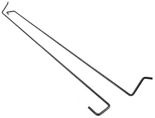 JEGS 79571 Trunk Lid Torsion Rods 1966-1967 Buick Skylark 1966-1967 Chevy Chevel