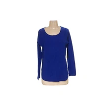 Max Studio Blue Cashmere Blouse - Women's M