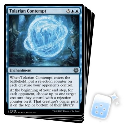 TOLARIAN CONTEMPT X4 March Of The Machine: The Aftermath MAT Magic MTG MINT CARD