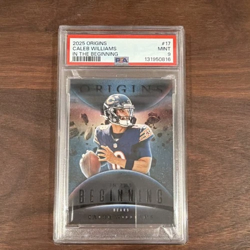 2025 Panini Origins In the Beginning Caleb Williams #17 PSA 9 Chicago Bears