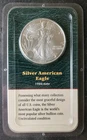 1999 $1 American Silver Eagle Dollar in a Littleton Holder